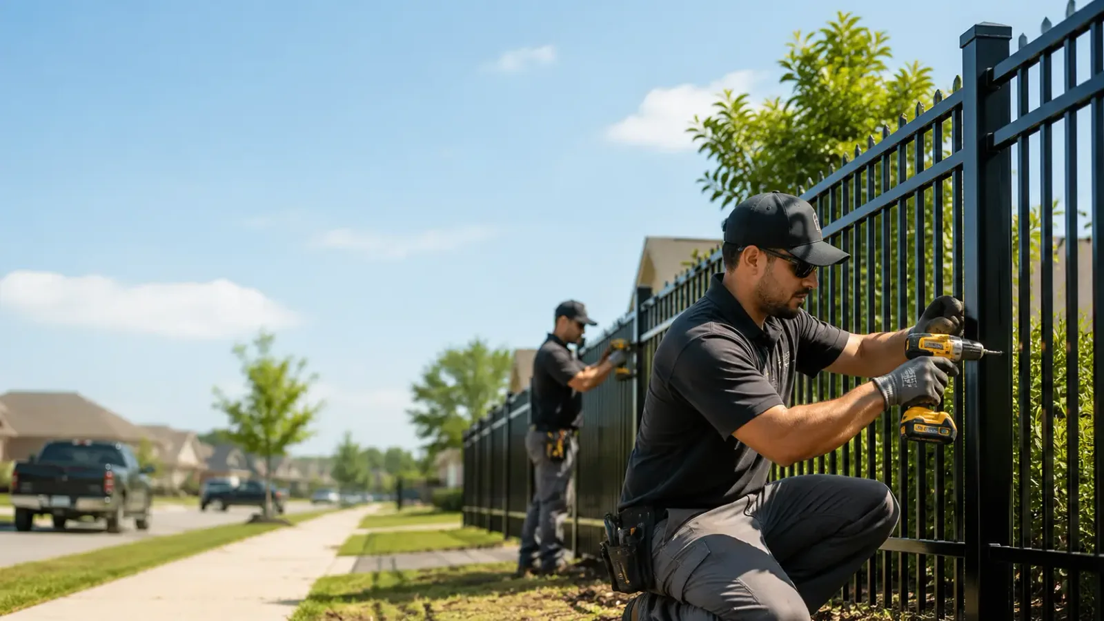 Metal Fence Installation in Marion, ND